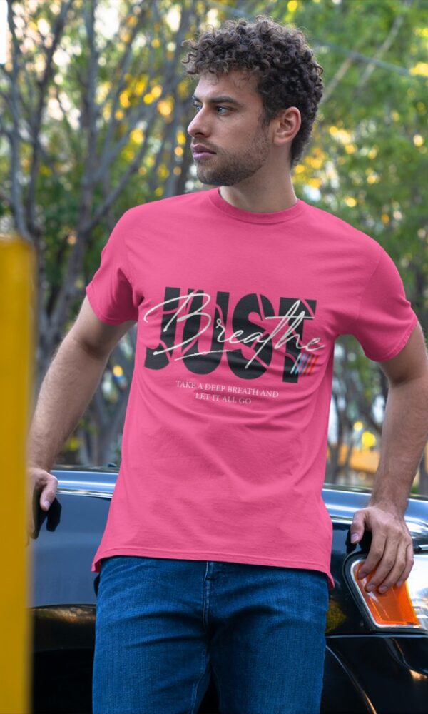 Just Breathe graphic T-shirt
