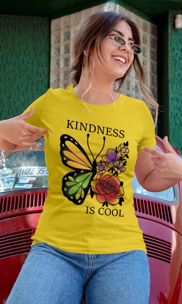 Kindness Is Cool Women Graphic Printed T-shirt