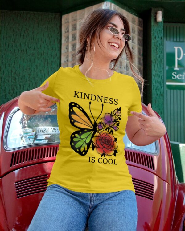 Kindness Is Cool Women Graphic Printed T-shirt