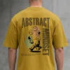 Abstract Mindset mustard yellow back