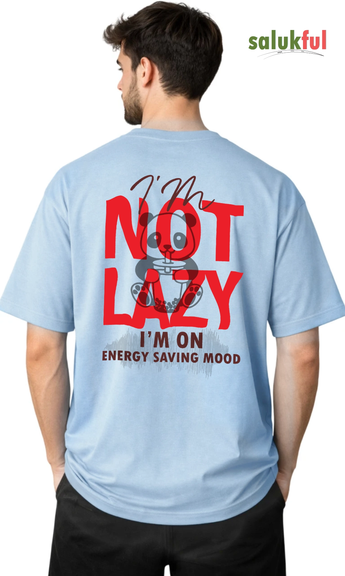 NOT LAZY BABY BLUE MODEL