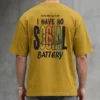 SOCIAL BATTERY MUSTARD YELLOW MODEL