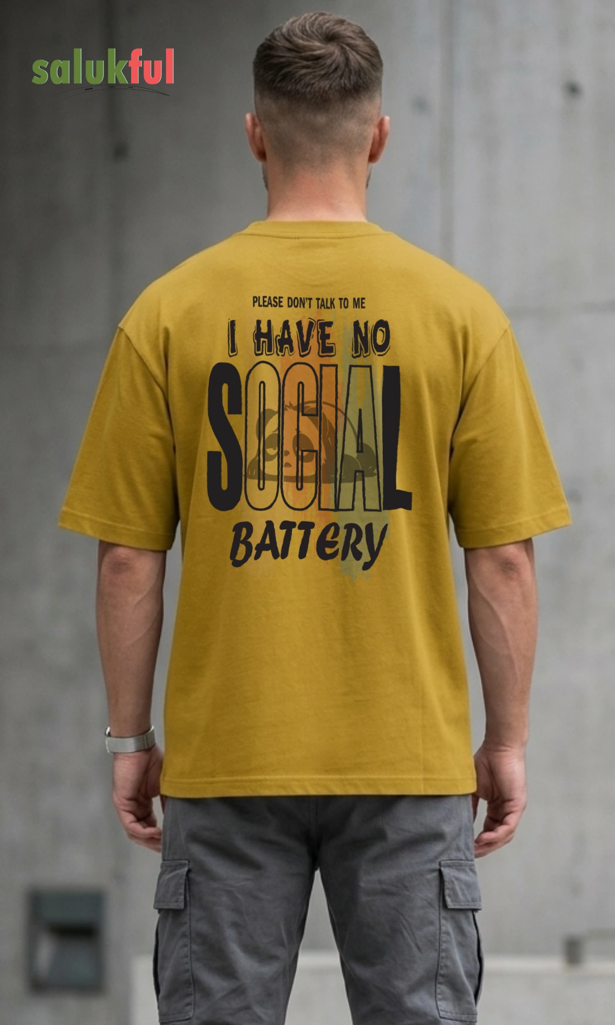 SOCIAL BATTERY MUSTARD YELLOW MODEL