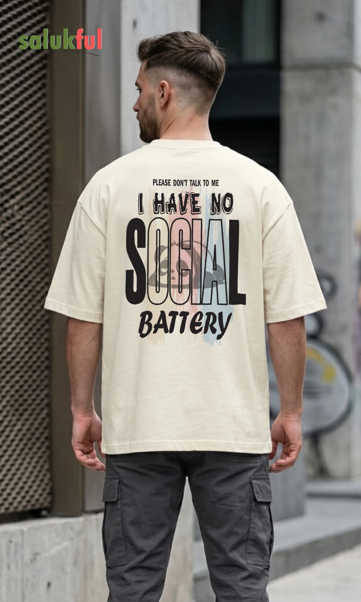 SOCIAL BATTERY OFF WHITE MODEL