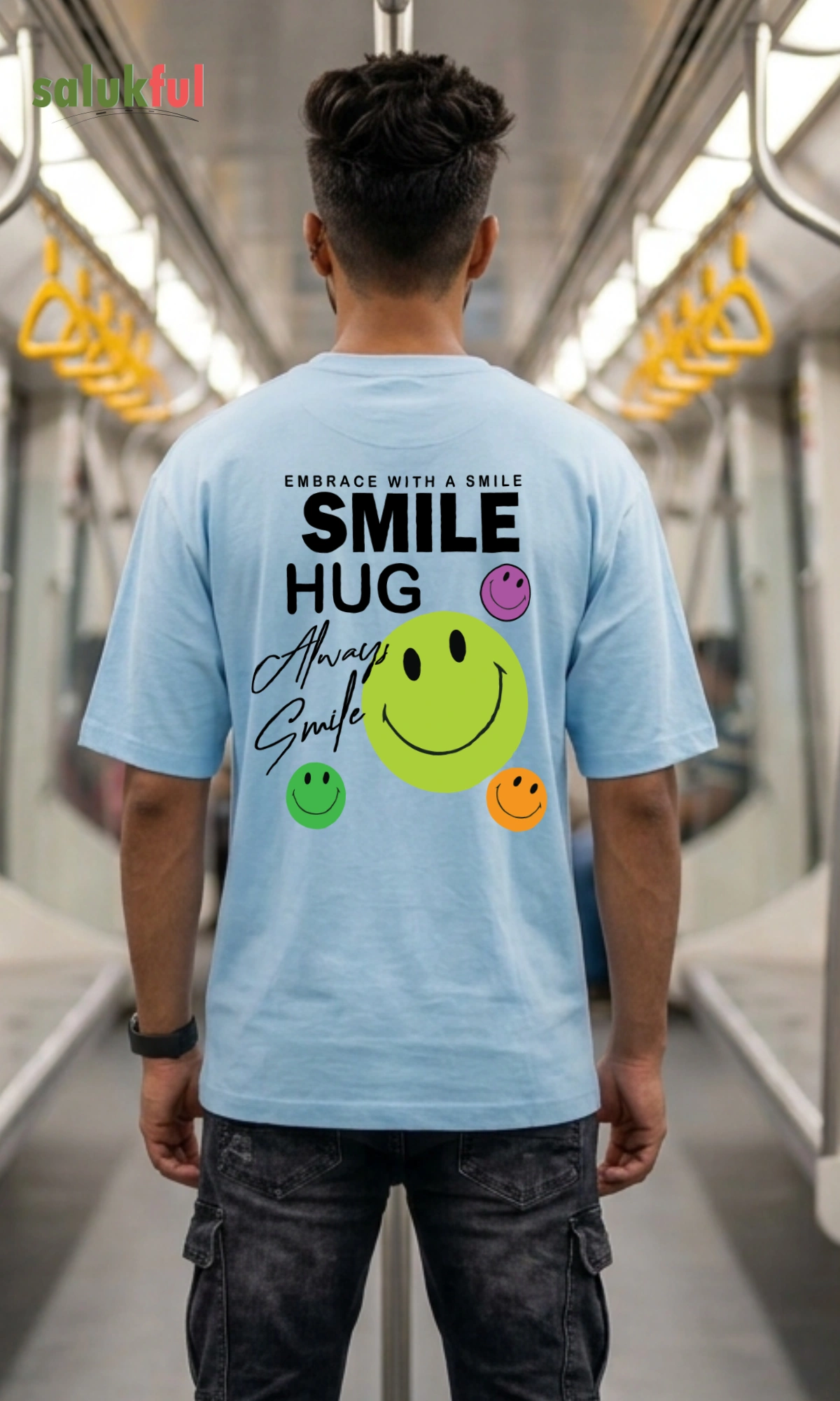 always smile baby blue model