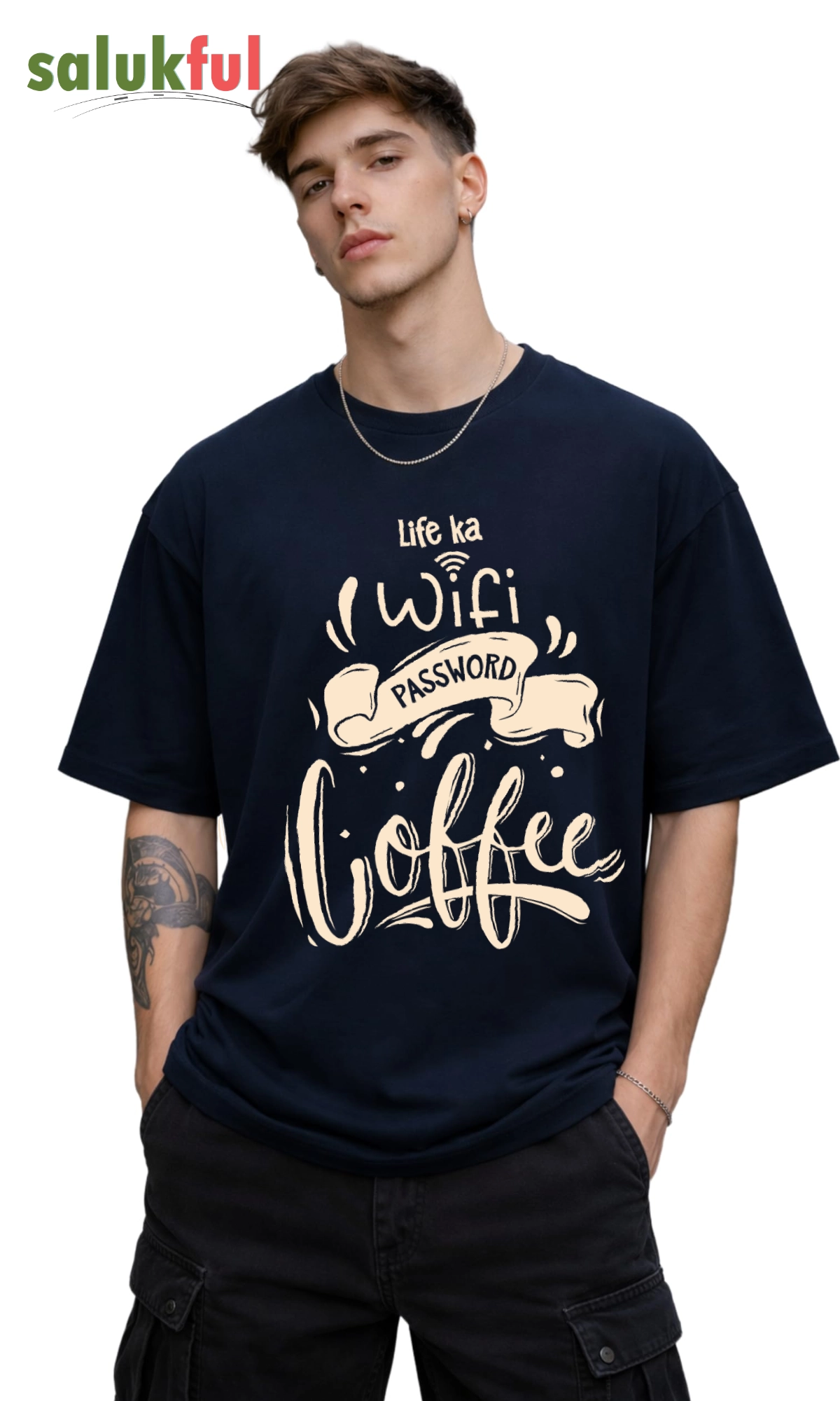 coffee wifi nevy blue
