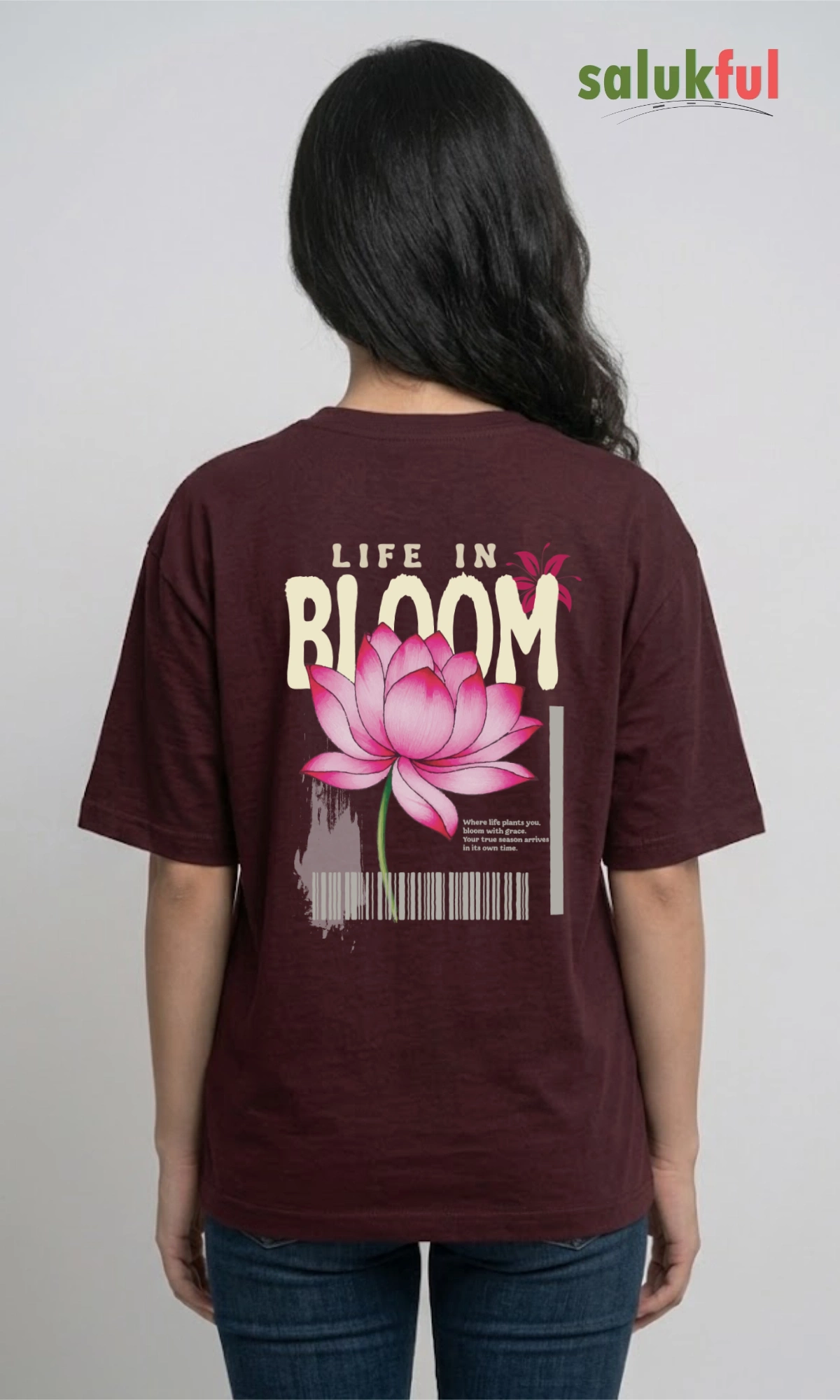 bloom maroon back bloom maroon back